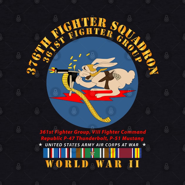 376th Fighter Squadron - AAC at War w  WWII  EU SVC by twix123844